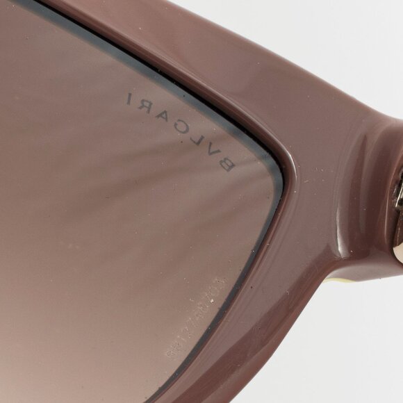 Bvlgari Diva Divina 8156B Brown Crystal-Embellished Cat-Eye Sunglasses - Picture 8 of 10